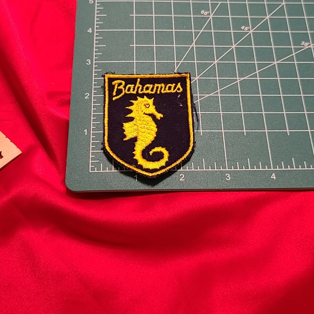 Vintage America Men's Jacket with Navy and Gold Patch - Picture 6 of 6